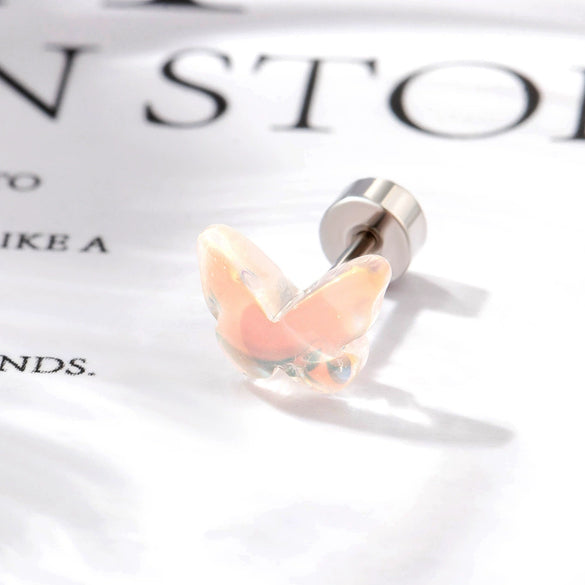 Wholesale Titanium Steel Handmade Animals Zodiac Sweet Style Women's Ear Nail