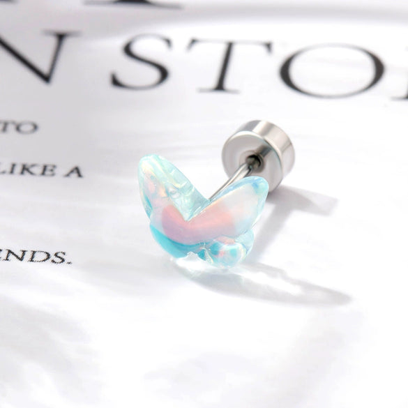 Wholesale Titanium Steel Handmade Animals Zodiac Sweet Style Women's Ear Nail