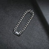 Wholesale Titanium Steel Handmade Geometric Fashion Unisex Buckle Bracelet Jewelry