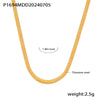 Wholesale 316L Stainless Steel Heart Clavicle Necklace With Electroplating Hiphop Style