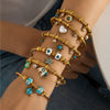 Wholesale Titanium Steel Heart Shape Electroplated Handmade Women's Retro Style Bracelet