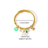 Wholesale Titanium Steel Heart Shape Electroplated Handmade Women's Retro Style Bracelet