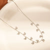 Wholesale Titanium Steel Heart Shaped Women's Love Necklace With Electroplating