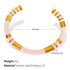 Wholesale 316L Stainless Steel Ins Style Geometric Electroplated Bracelet For Women