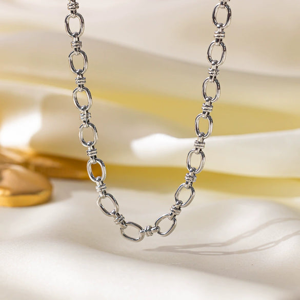 Wholesale Titanium Steel Jewelry Set With Love Water Drops Bells Pattern For Women Polished Necklace And Bracelet