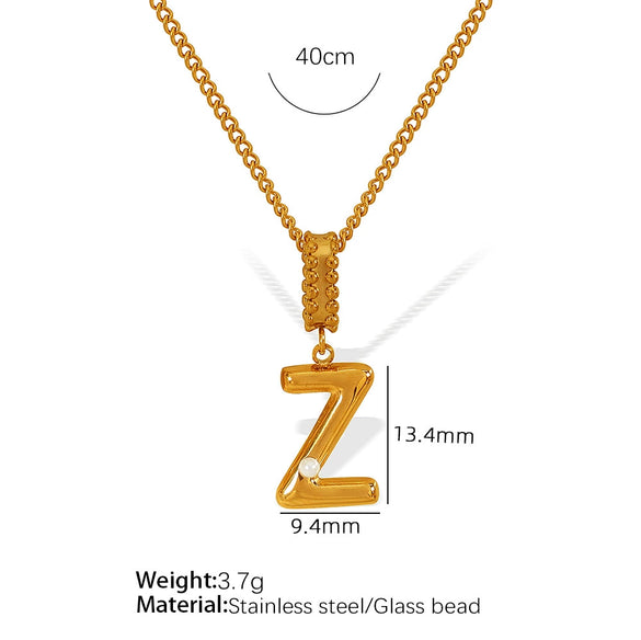 Wholesale 316L Stainless Steel Jewelry With Letters Numbers Text Pattern 18K Gold Plated For Women
