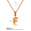 Wholesale 316L Stainless Steel Jewelry With Letters Numbers Text Pattern 18K Gold Plated For Women