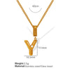 Wholesale 316L Stainless Steel Jewelry With Letters Numbers Text Pattern 18K Gold Plated For Women