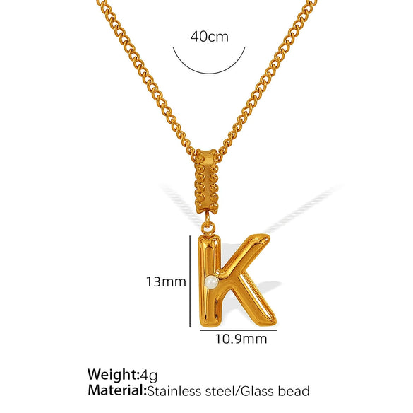 Wholesale 316L Stainless Steel Jewelry With Letters Numbers Text Pattern 18K Gold Plated For Women