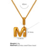 Wholesale 316L Stainless Steel Jewelry With Letters Numbers Text Pattern 18K Gold Plated For Women