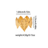 Wholesale Titanium Steel Leaf Ring Fashion Retro Design Jewelry For Women