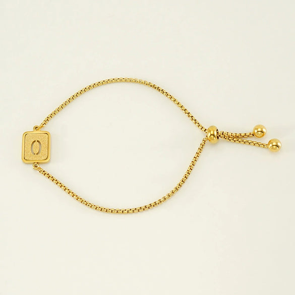 Wholesale 316L Stainless Steel Letter Bracelet For Women With Polishing Treatment