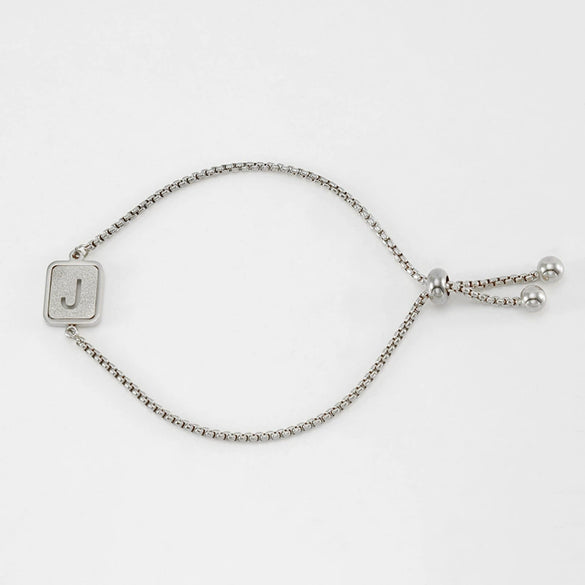 Wholesale 316L Stainless Steel Letter Bracelet For Women With Polishing Treatment