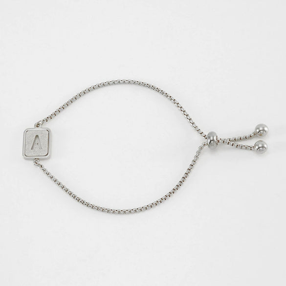 Wholesale 316L Stainless Steel Letter Bracelet For Women With Polishing Treatment