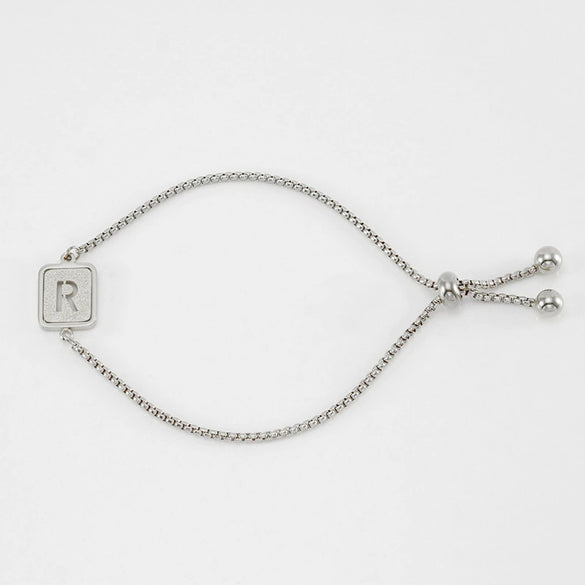 Wholesale 316L Stainless Steel Letter Bracelet For Women With Polishing Treatment
