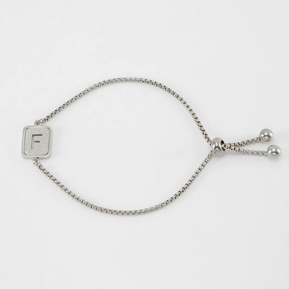 Wholesale 316L Stainless Steel Letter Bracelet For Women With Polishing Treatment
