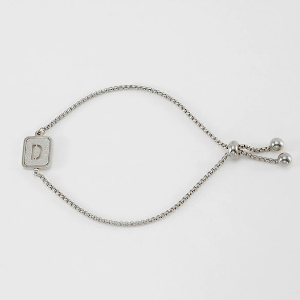 Wholesale 316L Stainless Steel Letter Bracelet For Women With Polishing Treatment