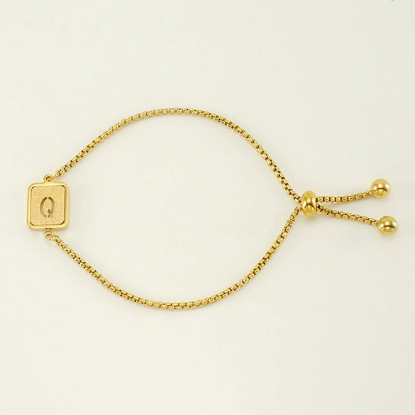 Wholesale 316L Stainless Steel Letter Bracelet For Women With Polishing Treatment