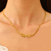 Wholesale Titanium Steel Letter Necklace For Women Goldplated Light Luxury Fashion