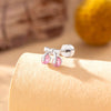 Wholesale Titanium Steel Microinlaid Zircon Animal Cat Head Ear Nail For Women
