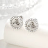 Wholesale Titanium Steel Micropaved Zircon Saturn Cartilage Piercing For Couple