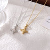 Wholesale Titanium Steel Mini Star Geometric Minimalist Pendant Jewelry Accessories For Women Electroplated O Chain Handmade Diy Materials