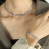 Wholesale 316L Stainless Steel Necklace Bracelet Suit With Stars Sun And Moon Clouds Universe Pattern Simple Style Electroplating