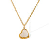 Wholesale 316L Stainless Steel Necklace Love Shell Pendant Women's Electroplated