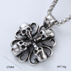Wholesale Titanium Steel Necklace Men's Hip Hop Retro Geometric Pendant Polished
