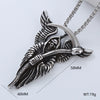 Wholesale Titanium Steel Necklace Men's Hip Hop Retro Geometric Pendant Polished