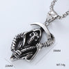 Wholesale Titanium Steel Necklace Men's Hip Hop Retro Geometric Pendant Polished