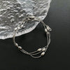 Wholesale Titanium Steel Niche Geometric Overlapping Necklace For Women