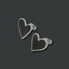 Wholesale Titanium Steel Nonfading Earrings With Geometric Pattern And Electroplating For Women