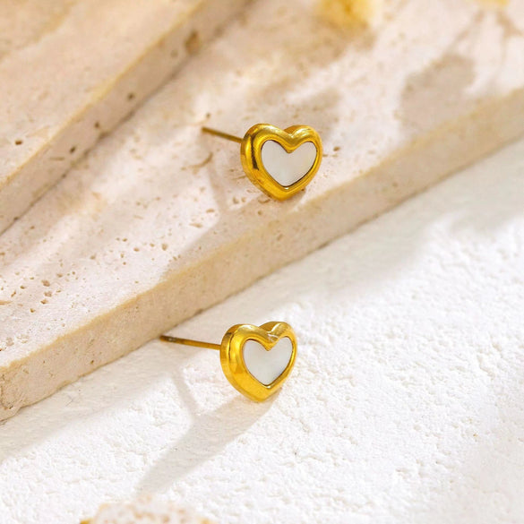 Wholesale Titanium Steel Nonfading Earrings With Geometric Pattern And Electroplating For Women