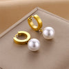Wholesale Titanium Steel Nonfading Earrings With Geometric Pattern And Electroplating For Women