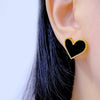 Wholesale Titanium Steel Nonfading Earrings With Geometric Pattern And Electroplating For Women