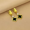 Wholesale Titanium Steel Nonfading Earrings With Geometric Pattern And Electroplating For Women