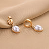 Wholesale Titanium Steel Nonfading Earrings With Geometric Pattern And Electroplating For Women