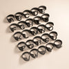 Wholesale Titanium Steel Open Ring Jewelry With Letters Numbers And Text Electroplated