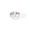 Wholesale Titanium Steel Open Ring With Hollowout Design And Heart Shape Flower Leaves Letters Numbers Text Patterns Electroplated Unisex