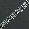 Wholesale Titanium Steel Oval Japanese Buckle Stitching Geometric Unisex Bracelet