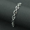 Wholesale Titanium Steel Oval Japanese Buckle Stitching Geometric Unisex Bracelet