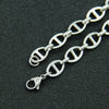 Wholesale Titanium Steel Oval Japanese Buckle Stitching Geometric Unisex Bracelet