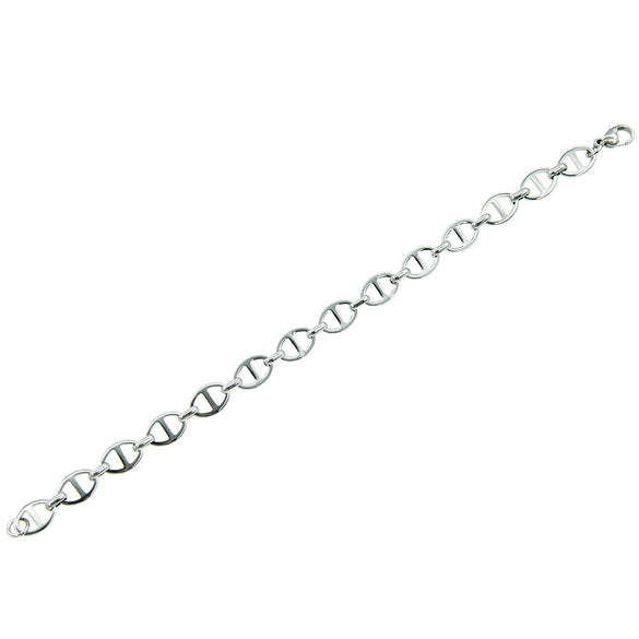 Wholesale Titanium Steel Oval Japanese Buckle Stitching Geometric Unisex Bracelet