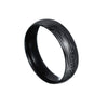Wholesale Titanium Steel Pair Of Rings With Handdecorated Damascus Steel Pattern And Geometric Styling Electroplated