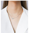 Wholesale Titanium Steel Paper Aircraft And Star Design Necklace And Bracelet Set With Electroplating For Women