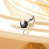 Wholesale Titanium Steel Punk Style Snake Shaped Women's Ear Nail Set With Precious Stones