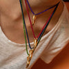 Wholesale Titanium Steel Retro Creative Geometric Animal Zodiac Electroplated Necklace