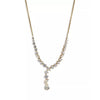 Wholesale Titanium Steel Retro Cuban Chain Necklace With Constellation And Geometric Pattern Electroplated Tassel Zircon