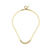 Wholesale Titanium Steel Retro Geometric Diamond Inlaid Necklace And Bracelet With Box Chain